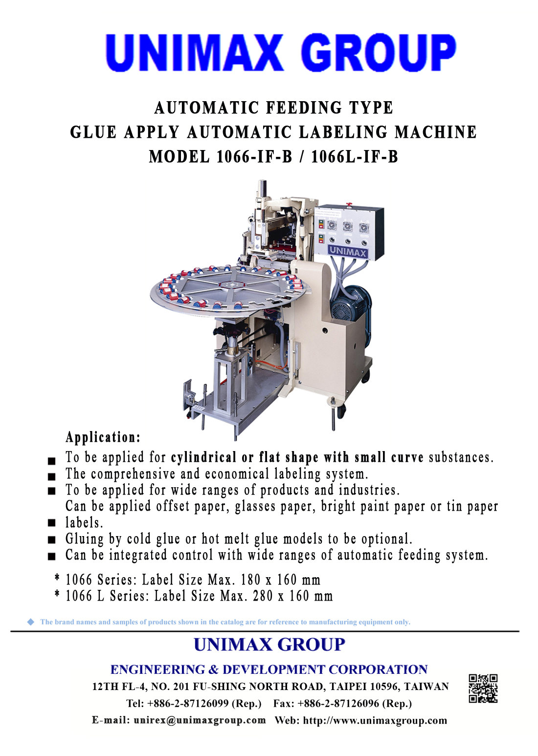 Indexing Automatic Feeding Type 66-IF-B / 66L-IF-B Labeling Machine